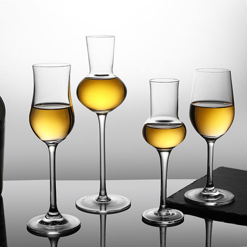 Crystal Glass Whiskey Tasting and Tulip Cocktail Glasses