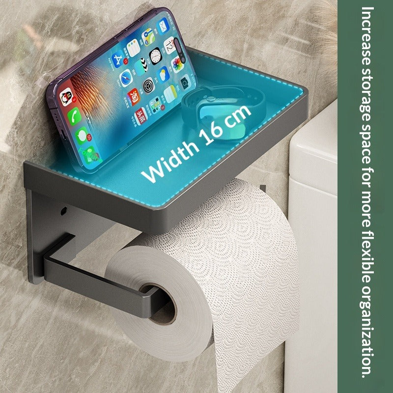 No-Drill Toilet Paper Holder