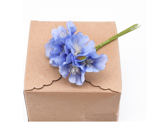 Bridal Makeup with Artificial Flower Decor