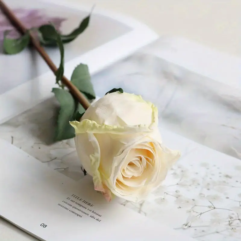 Artificial Roasted Rose for DIY Craft and Home Decor