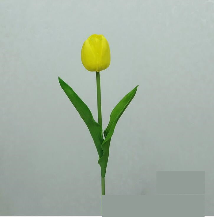 Mini PU Tulip Artificial Flower for Bridal Bouquet