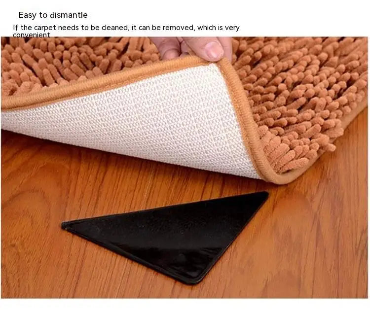 Triangle Rug Grippers - Non-Slip Double-Sided Stickers