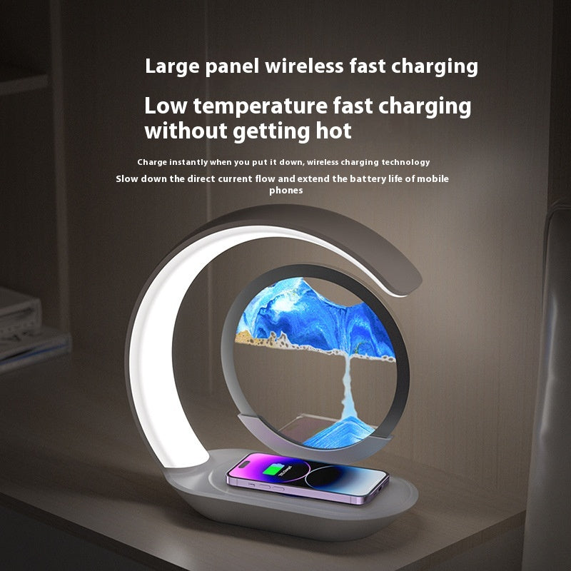Sand Art Wireless Charging Night Light