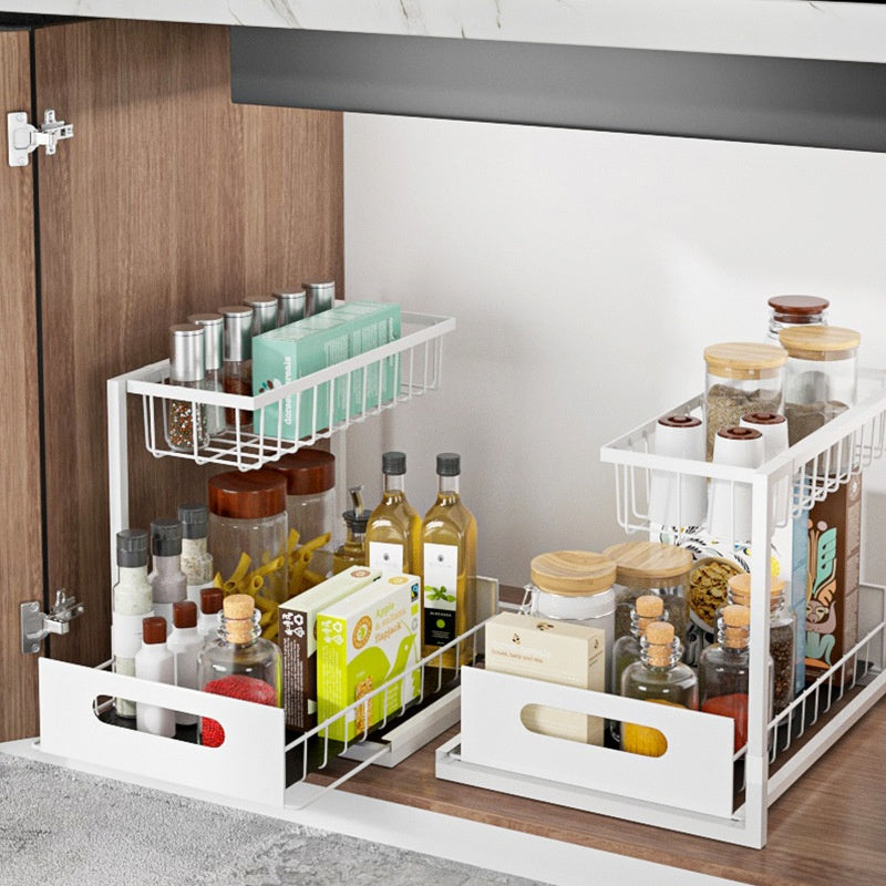 2-Tier Bathroom Sink Storage Rack Set