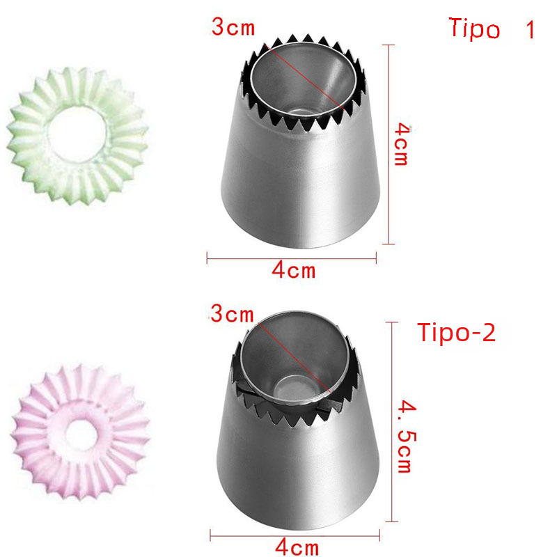 New Romeo Romia Cream Piping Nozzle Baking Tool