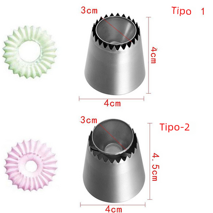 New Romeo Romia Cream Piping Nozzle Baking Tool