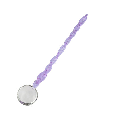 Cute Colored Glass Stirring Spoon