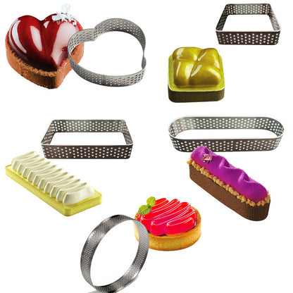 Round Stainless Steel Mousse Cake Ring Mold for Baking