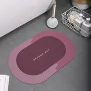 Absorbent Quick Dry Non-Slip Bath Mat Rug (1pc)
