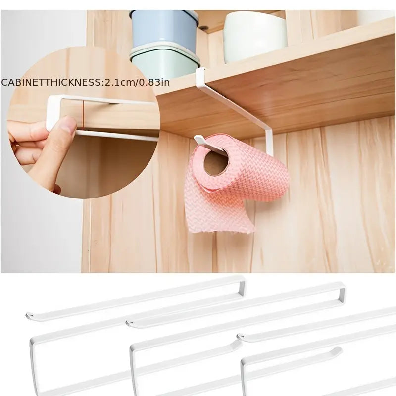 Iron Paper Towel Holder for Kitchen and Bathroom Use
