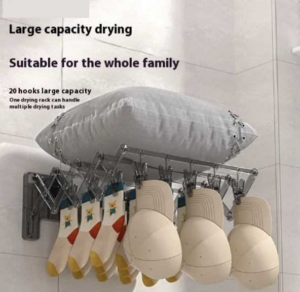 Suction Fold Towel Rack