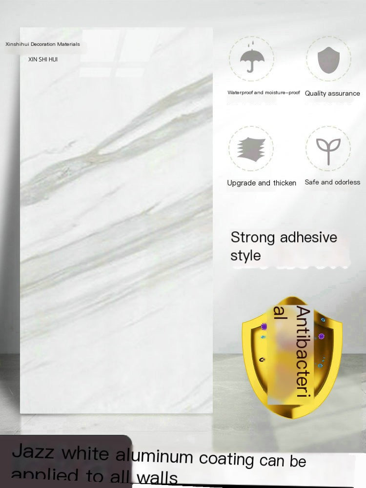 PVC Imitation Marble Floor Stickers for Home Decor (1pc)