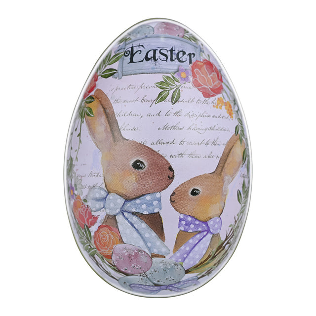 Easter Egg-Shaped Metal Candy Gift Box Packaging