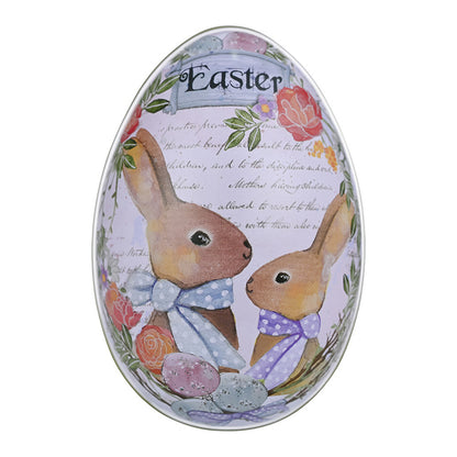 Easter Egg-Shaped Metal Candy Gift Box Packaging