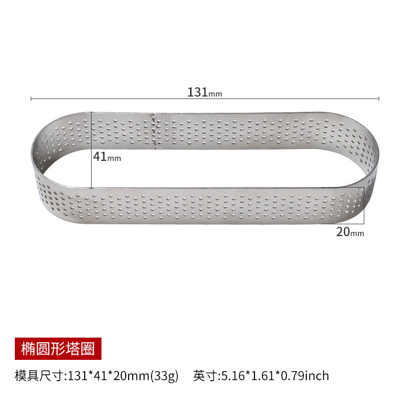 Round Stainless Steel Mousse Cake Ring Mold for Baking