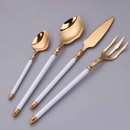 304 Stainless Steel Cutlery Set for Western Dining (4pcs)