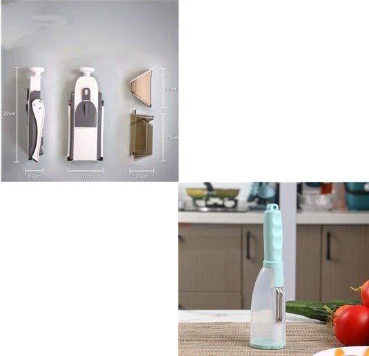 Three-in-one Fruit Peeling & Planing Knife