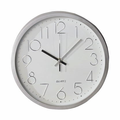 Silent Electronic Wall Clock with Arabic Numerals 12"