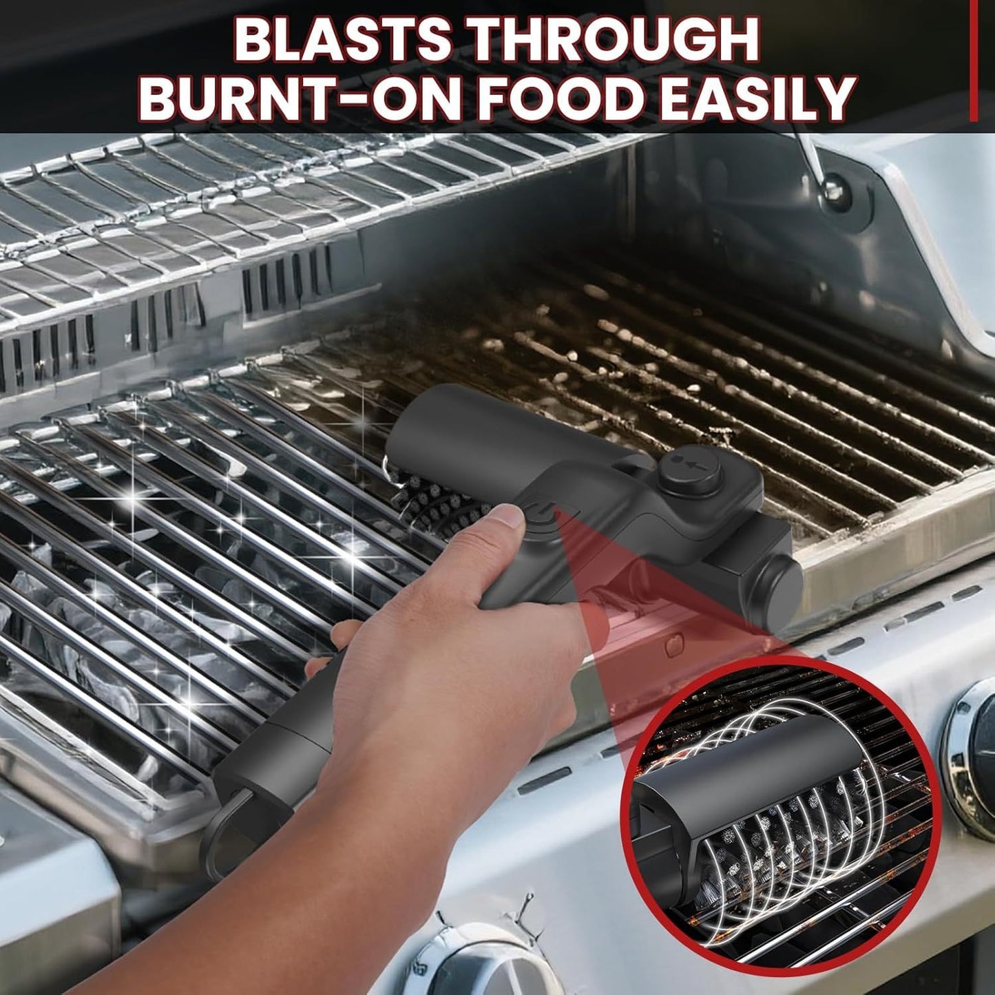 Electric BBQ Brush for Grill Cleaning