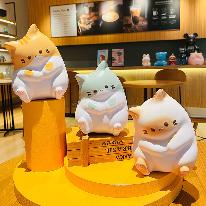 Coco Cat Stress Relief Toy - Cute Desktop Gift