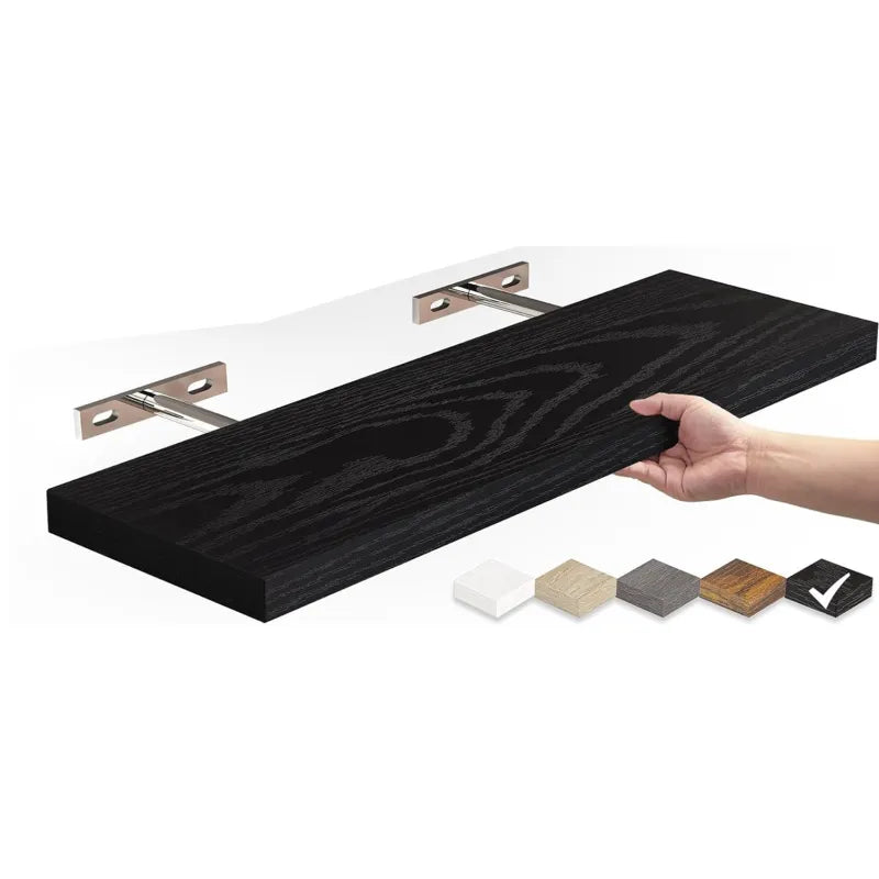 Wall Storage Hanging Solid Wood Shelf