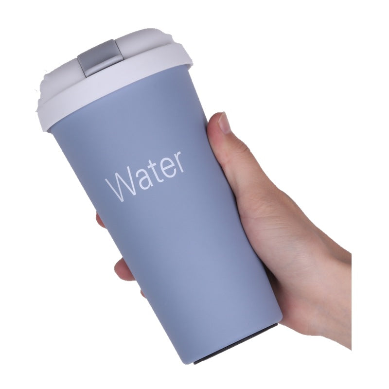 304 Stainless Steel European Straw Coffee Cup Travel Mug