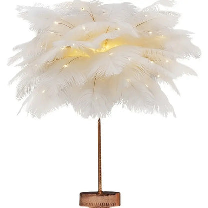 Romantic Feather Lights for Bedroom and Dining Table