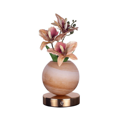 Simulation Phalaenopsis Planet Table Lamp