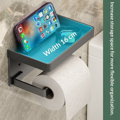 No-Drill Toilet Paper Holder