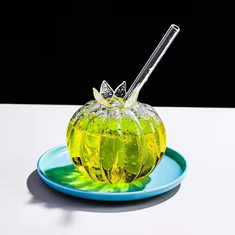 Creative Shark High Wine Glass with Octopus Design