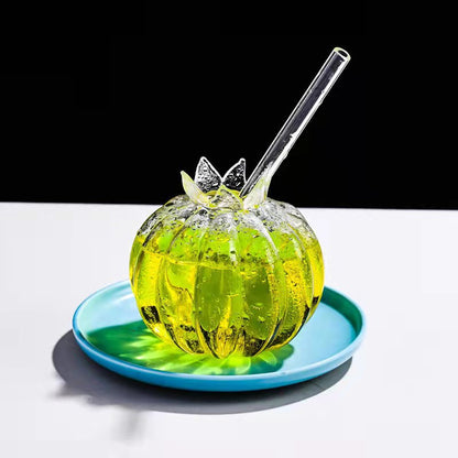 Creative Shark High Wine Glass with Octopus Design