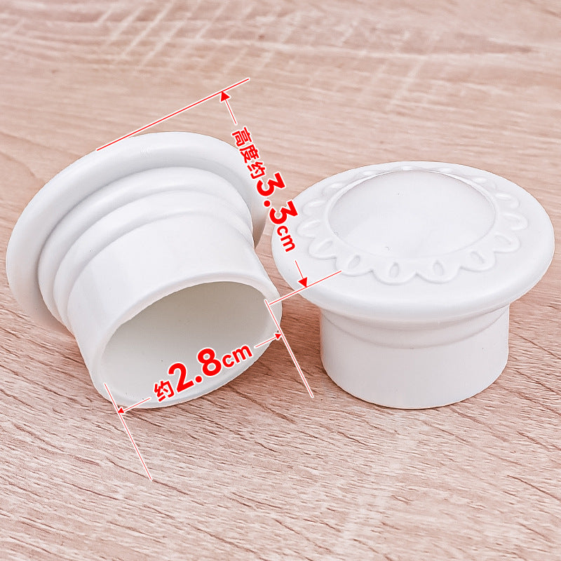 Thick Curtain Rod End Caps for Roman Rods - Decorative