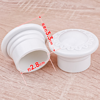 Thick Curtain Rod End Caps for Roman Rods - Decorative