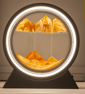 Moving Sea Sand Art Hourglass Night Light (One Piece)