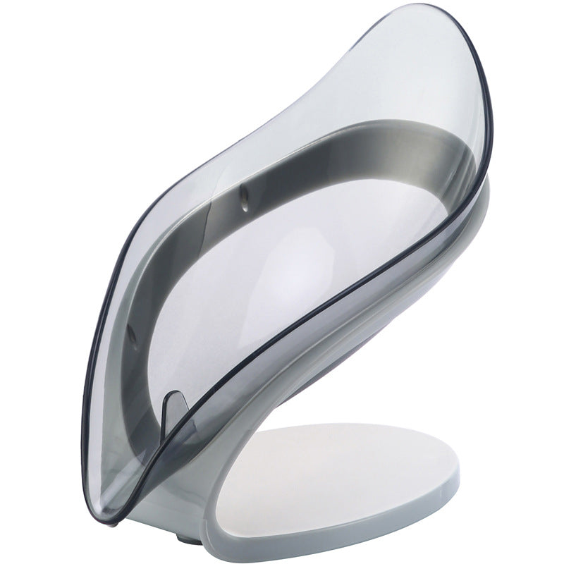 Creative Transparent Leaf Soap Holder for Bathroom