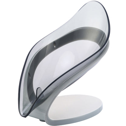 Creative Transparent Leaf Soap Holder for Bathroom
