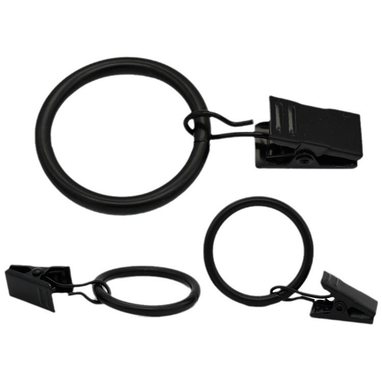 Metal Curtain Clips and Rings for Simple Window Decor