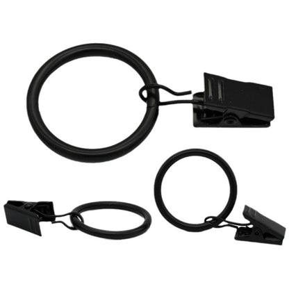 Metal Curtain Clips and Rings for Simple Window Decor