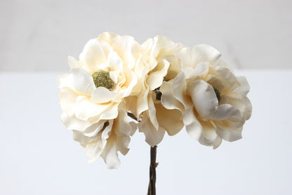 Silk Rose Camellia Bouquet for DIY Headpieces and Arrangements