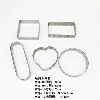 Round Stainless Steel Mousse Cake Ring Mold for Baking