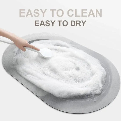 Absorbent Quick Dry Non-Slip Bath Mat Rug (1pc)
