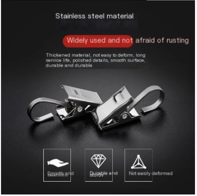 Stainless Steel Curtain Clip Hooks for Heavy Curtains