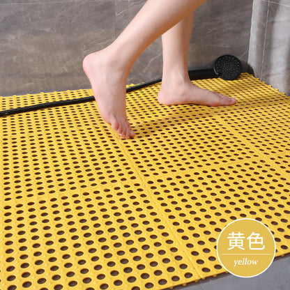 Non-Toxic TPE Bathroom Suction Cup Mat for Home