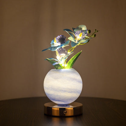 Simulation Phalaenopsis Planet Table Lamp