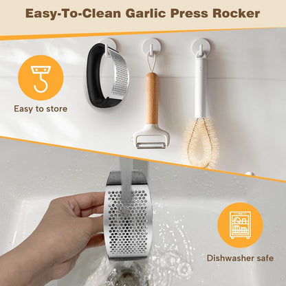Stainless Steel Garlic Press Rocker