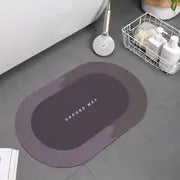 Absorbent Quick Dry Non-Slip Bath Mat Rug (1pc)