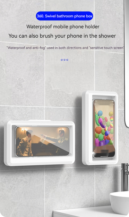 Waterproof 360° Rotating Phone Wall Bracket