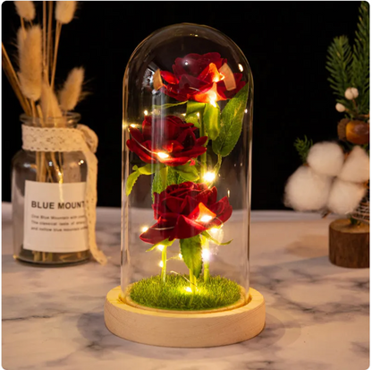 Valentine's Day Three Roses Gift Decor