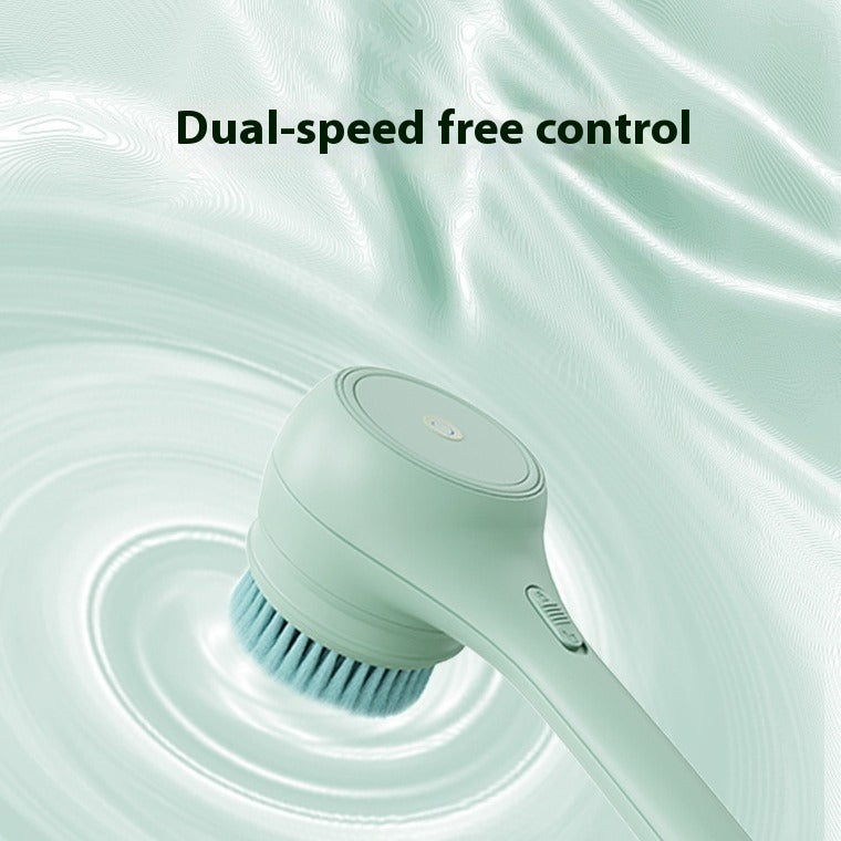 Electric Bath Brush with Automatic Back Scrub