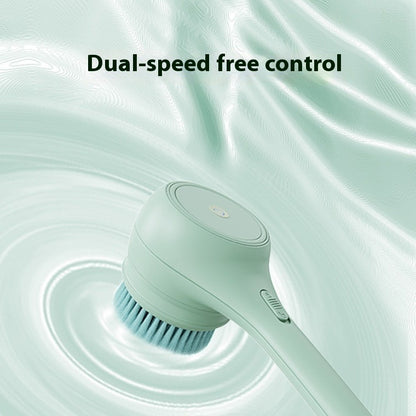 Electric Bath Brush with Automatic Back Scrub